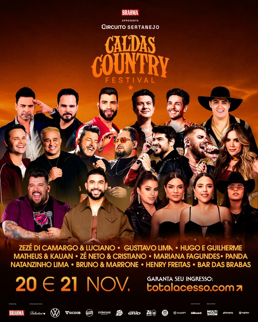Caldas Country 20 Anos – 20 e 21 de Novembro – Caldas Novas/GO