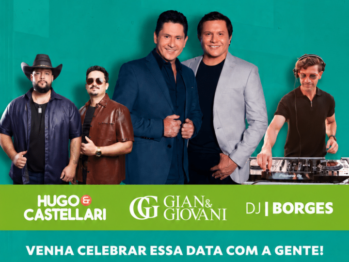 35 Anos Sicoob Coopacredi – Arena Cerrado – 30 de Outubro – Patrocínio/MG